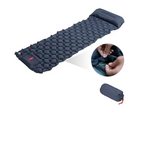 Inflatable Camping Sleeping Pad with Built-in Pillow Self-Inflating Air Cushion for Hiking and Outdoor Travel
