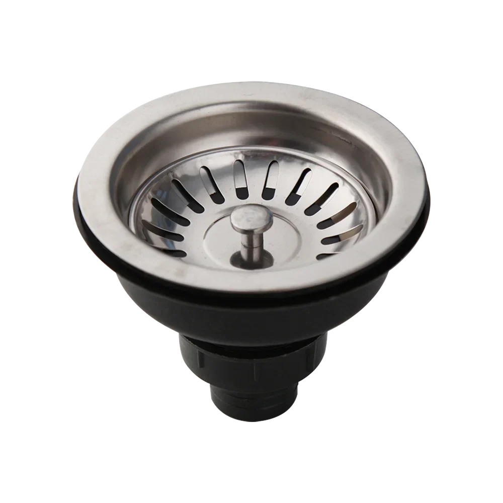 AquaGuard Stainless Steel Sink Strainer with Odor Filter – Pop-Up Stopper & Anti-Blocking Basket