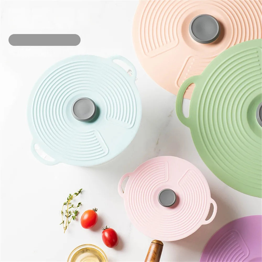 Airtight Suction Cup Silicone Bowl Lid