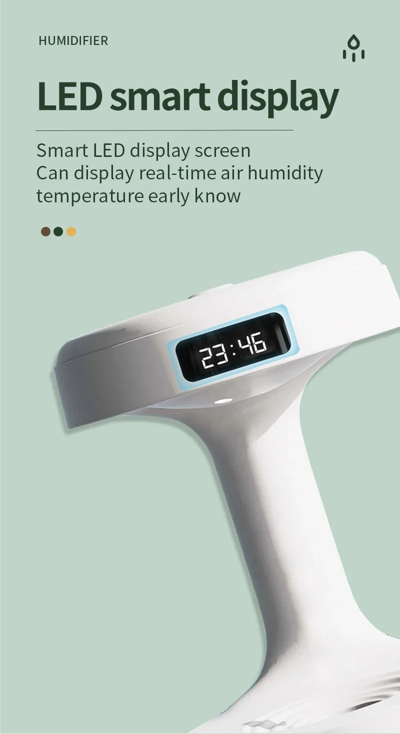 Anti-Gravity Droplet Humidifier