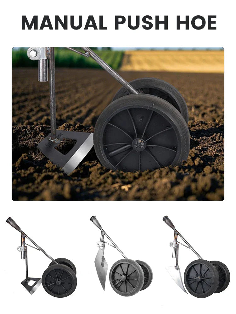 GravoHack Duo Hand Hoe | Forged Manganese Steel | For Weeding & Loosening | Suitable for Wooden Handles