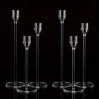 LumenAcry Acrylic Candle Holder Set (3-piece)