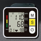 PulseTrack Digital Wrist Blood Pressure Monitor with LCD Display