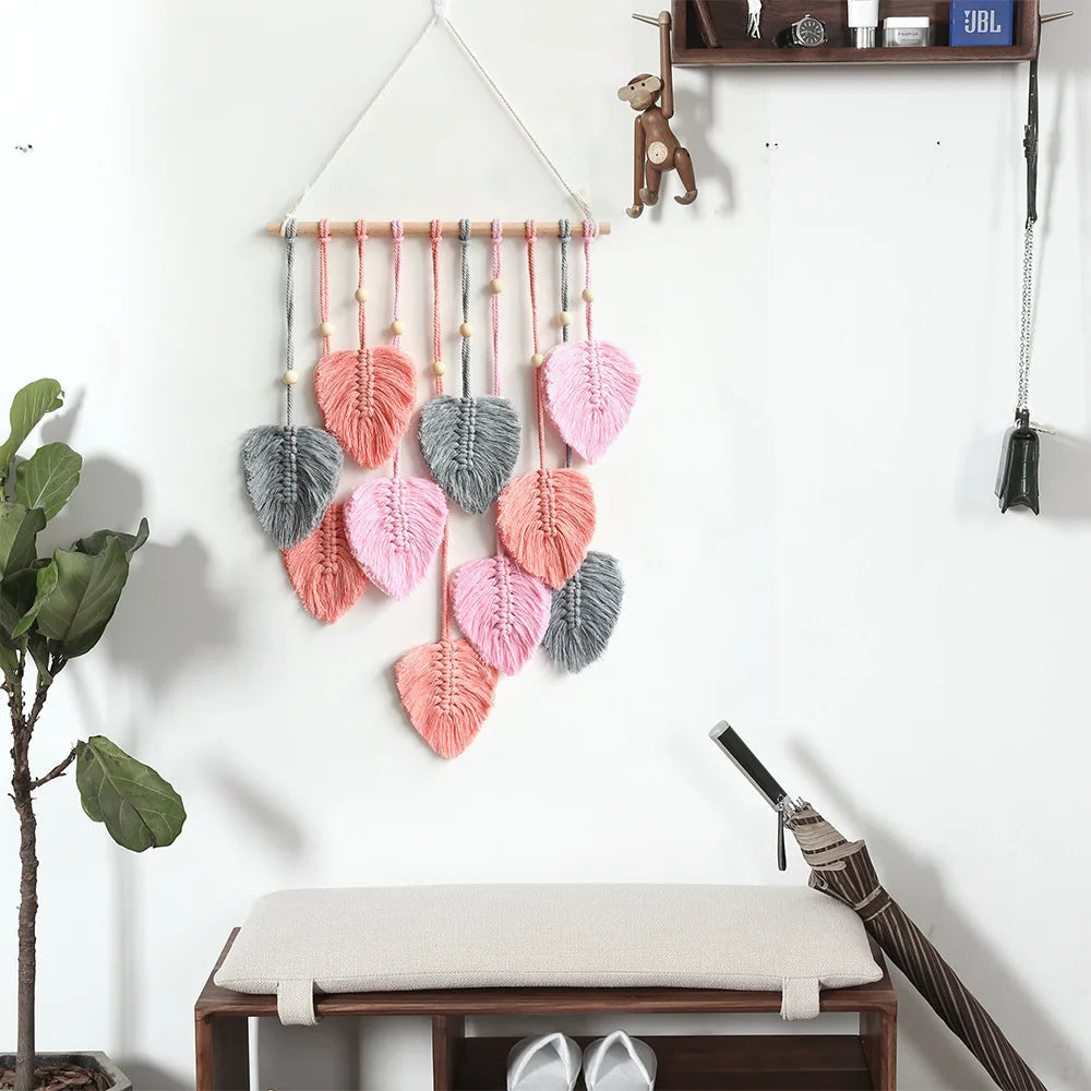 Blatt Macrame Wall Hanging