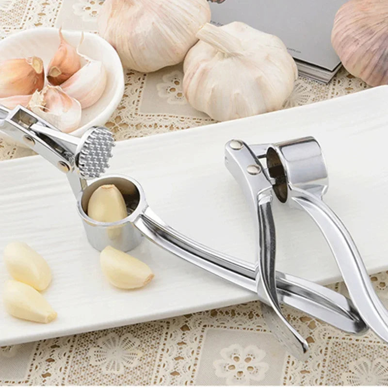 GarliPro Garlic Press | Stainless Steel Manual | Rustproof & Sturdy | For Kitchen & Everyday Use