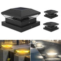 Solar-Post Light LumiColumna | Adjustable Warm & Cool White | IP65 Waterproof | For Fence, Garden & Gate Pillar