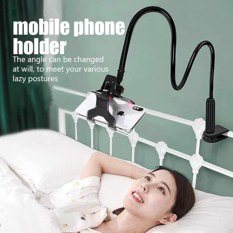 ViewEase Phone Holder | 360° Flexible Arm | Universally Compatible | For Bed & Desk