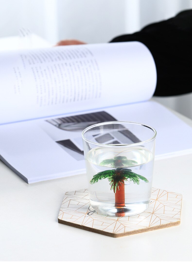 Cactus Glass Cup