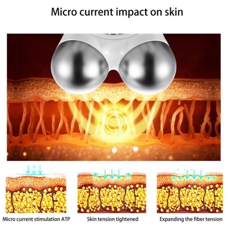 Electric microcurrent facial massage device