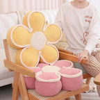 Pastel Fluffy Flower Cushion
