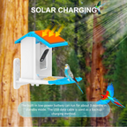 Solar-Powered Smart Bird Feeder with HD AI Camera