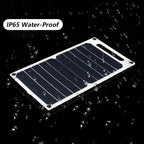 SolNova 30W Solar Panel | Ultralight & Waterproof | USB Connection for Phone & Power Bank | Outdoor & Camping