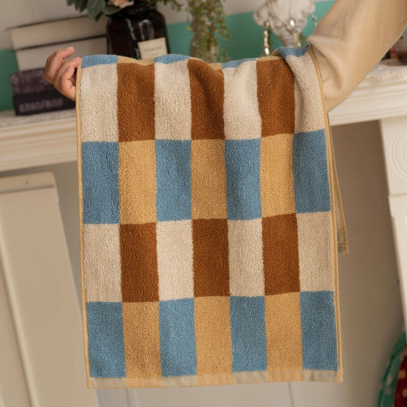 Colour Block Towels - Small Tile