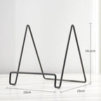 Iron Art Multi-Use Display Stand: Versatile magazine, dish, picture, and photo album stand for home decor