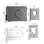 Space-saving, wall-mounted tumble dryer