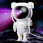Astronaut Night Light Projector – LED Starry Sky Projector for Children's Room, Soothing Night Light with Galaxy and Space Projection, Dimmable and Adjustable
