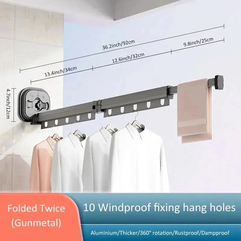 mounted tumble dryer - Foldable & space-saving