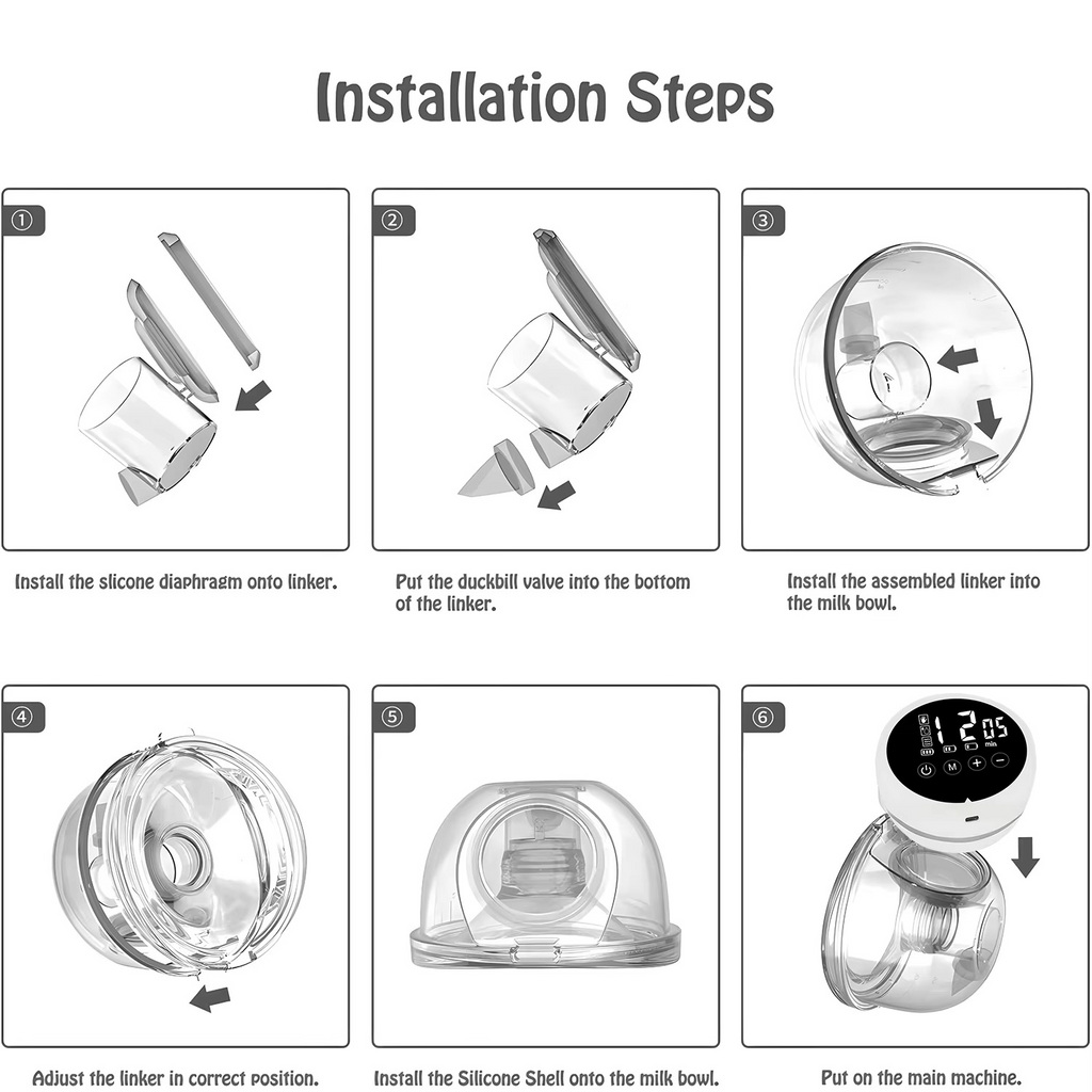 Effortless Dual Electric Hands-Free Breast Pump