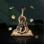3D Magical Mechanical Wooden Cello Puzzle