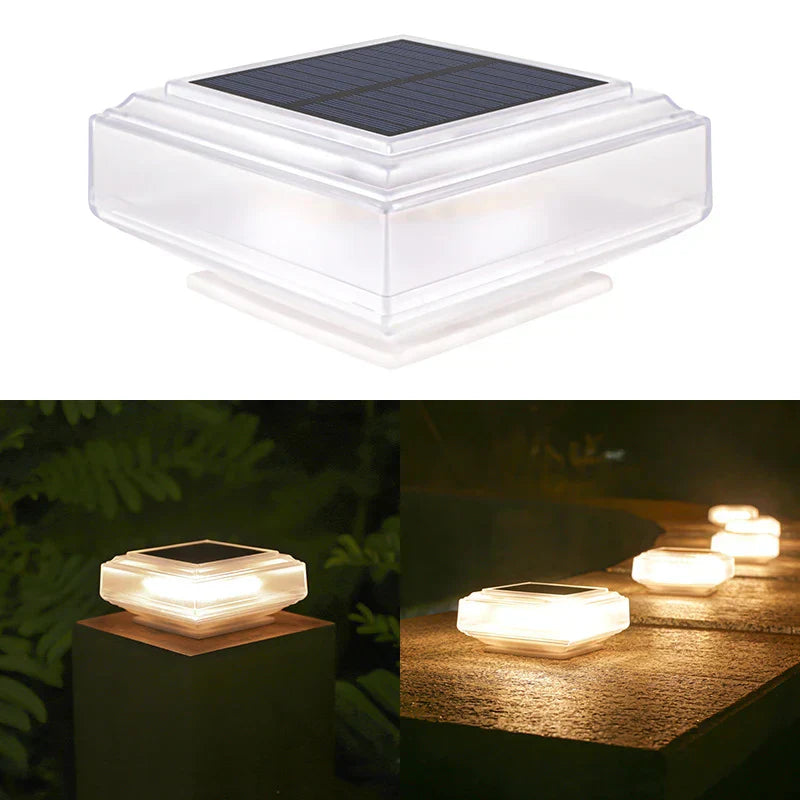 SolunaCap Solar Light | LED Outdoor Light | Weatherproof & Electric-Free | For Garden & Post