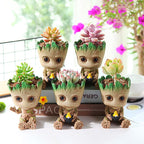 Cartoon Large Miniature Figure: Playful Office Decoration