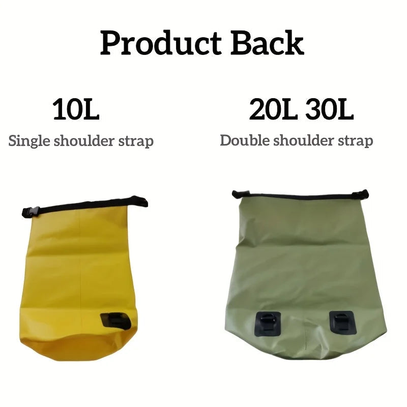 Waterproof Dry Bag AQUARIX Motion | 10/20/30 L | Rolltop & Shoulder Strap | For Kayak, Beach & Trekking