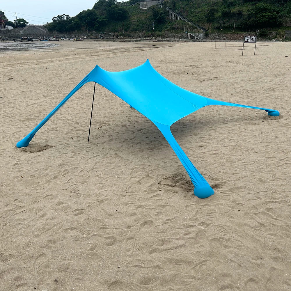 Solaviva Beach Tent with UV Protection UPF50+ | Windproof & Waterproof | For 3–4 People | 200×200×170 cm