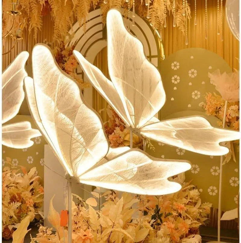 Ceiling Lamp Elegant Decoration with Hanging Butterflies