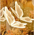 Ceiling Lamp Elegant Decoration with Hanging Butterflies