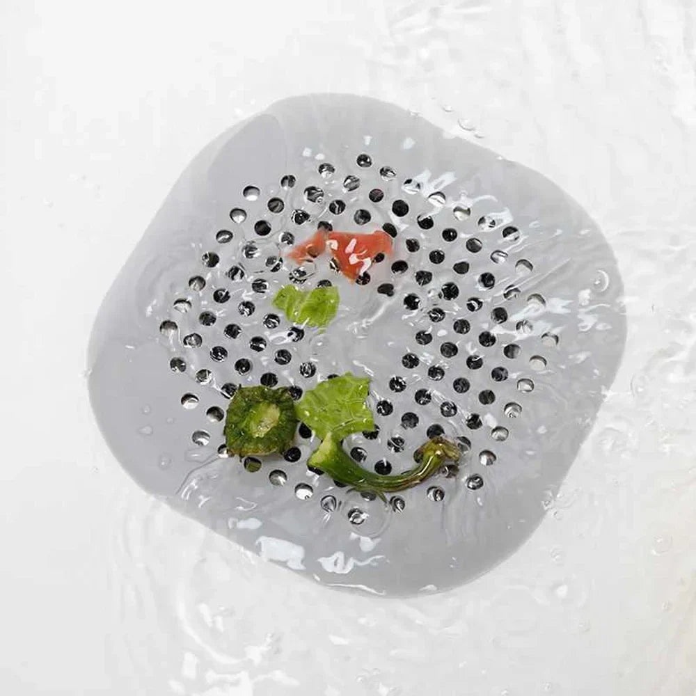CleanDrainy Drain Protection with Suction Cup | Hair Catcher & Anti-Blocking | For Shower, Kitchen & Bath