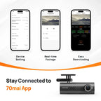 Driveova M200 Dashcam | Full HD & Night Vision | Voice Control & App | 130° Wide Angle