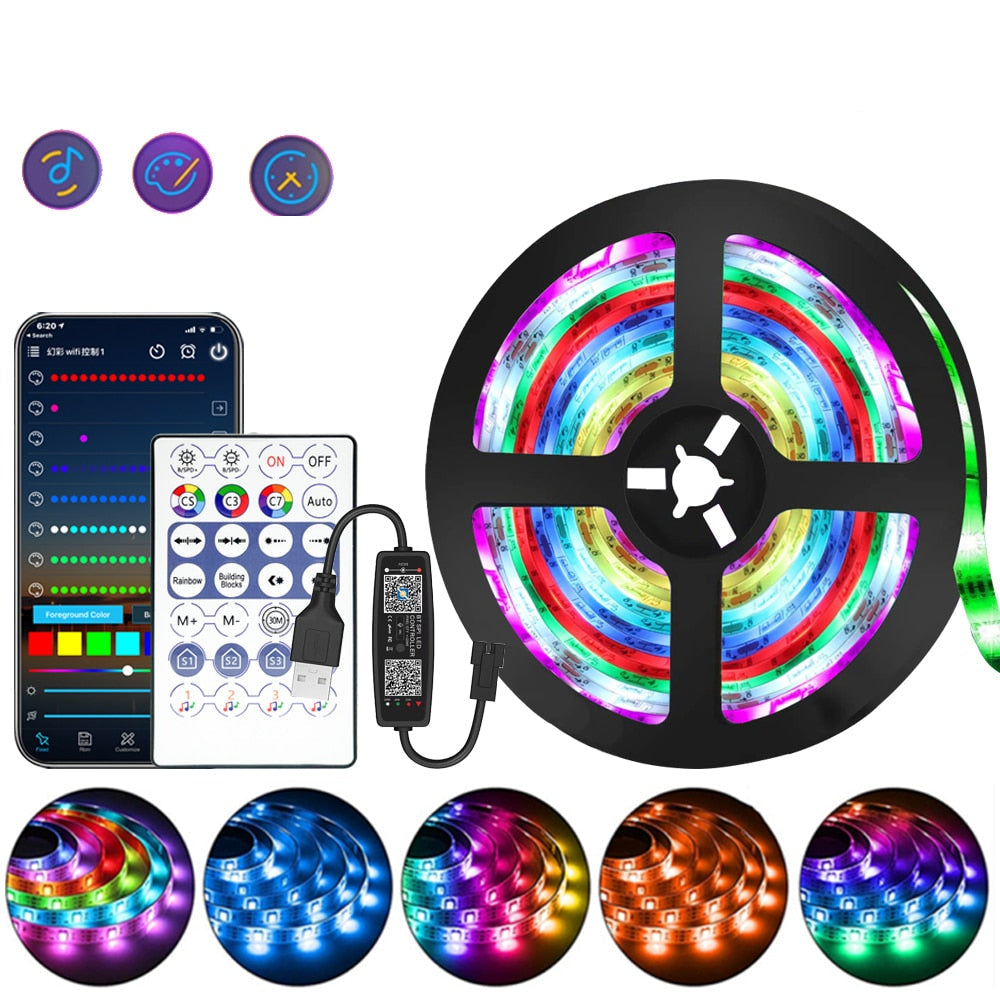 1M-20M RGB LED Light Strip 5V LED