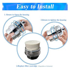 5-piece set shower filter replacement cartridges
