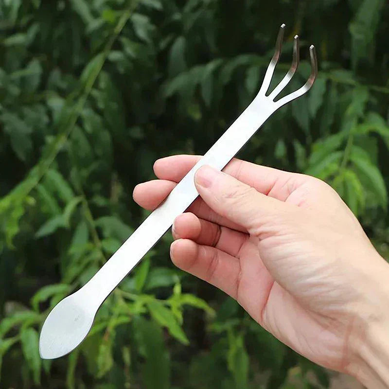 Florio Bonsai Root Rake | Precise Garden Care | Stainless Steel | Lightweight and Handy