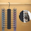 OrganizePro Holzico | Tie & Belt Holder | 20 Rotatable Hooks | For the Style-Conscious