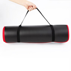 Extra Thick 0.39inch Non-Slip Exercise and Yoga Mat with Carry Band