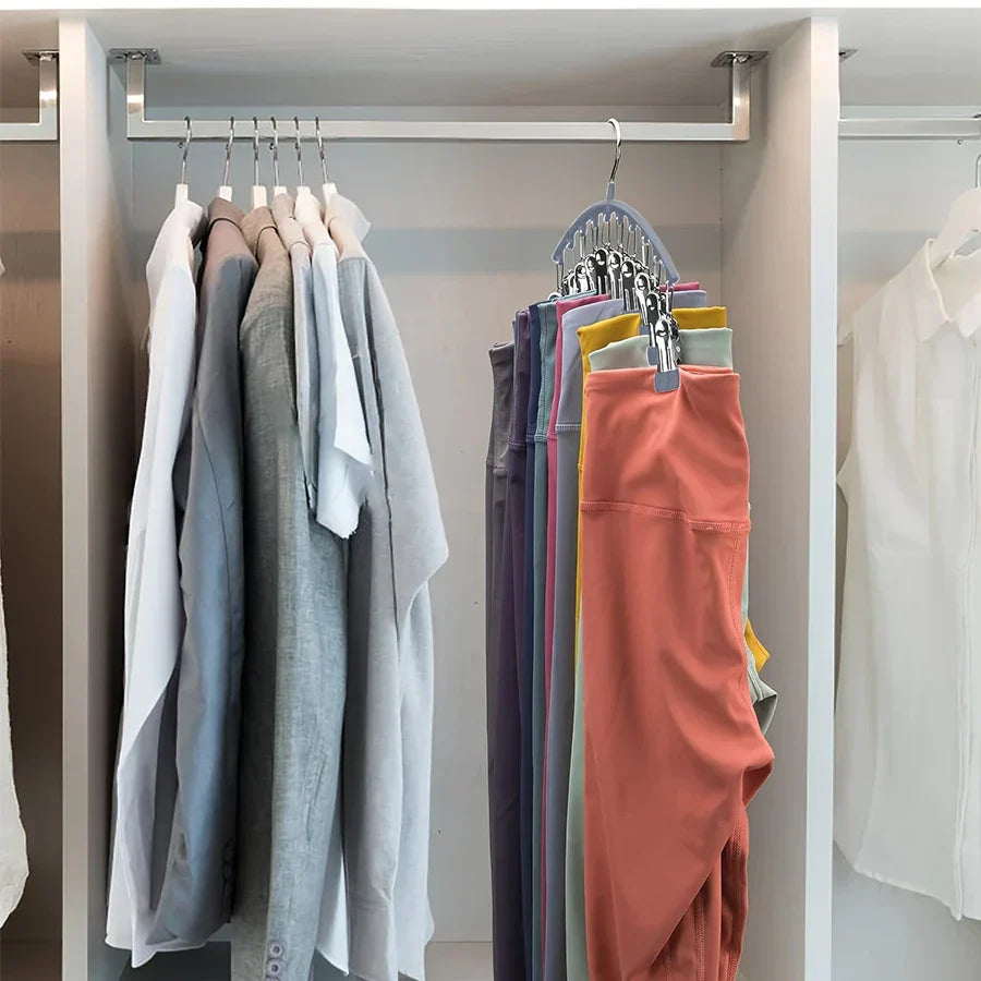 FlexiClip Leggings Organizer | 10 Clips for maximum storage space | Space-saving & Durable