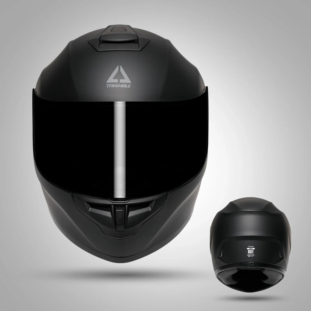 Modern Full Face Helmet with Clear Visor