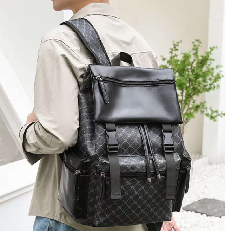 Premium Multi-Functional Leather Travel Backpack