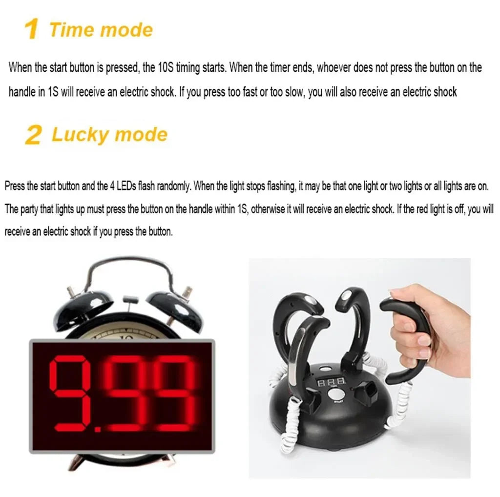 Electric Shock Lie Detector Roulette Game Machine