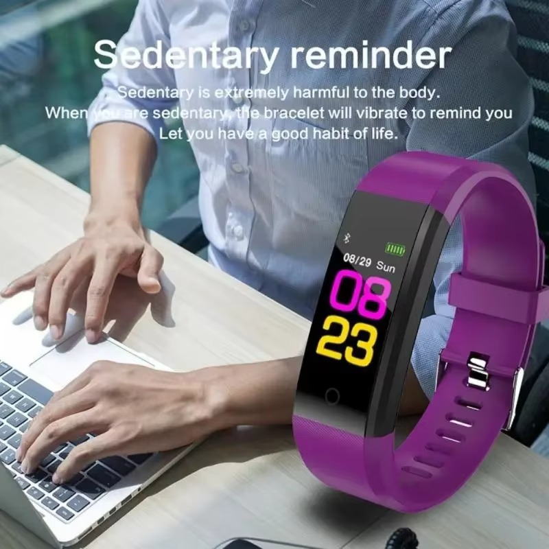 Waterproof Fitness Smart Watch with Heart Rate and Blood Pressure Tracking for Men and Women