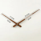 WoodSphere Clock - Large DIY Wall Clock with Walnut Wood