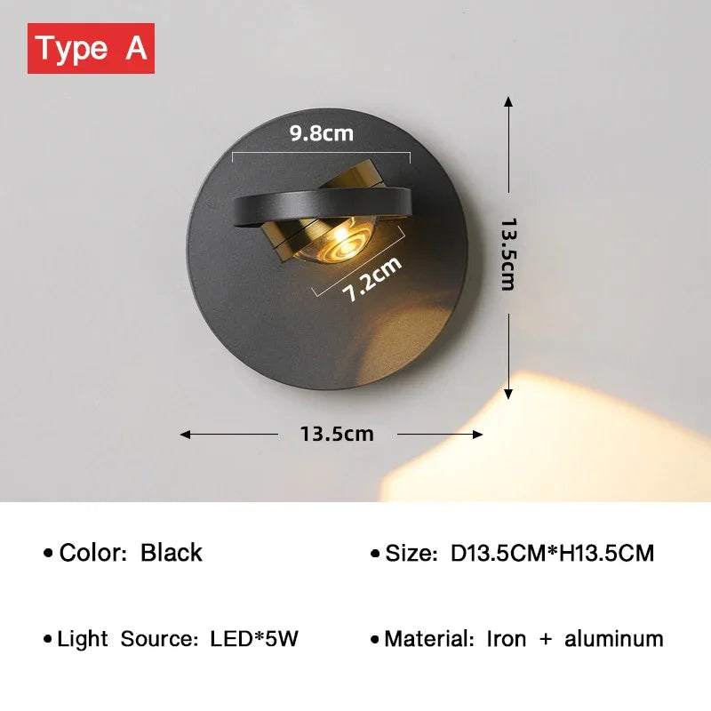 BrightTurn – Adjustable LED Wall Lamp for Any Space