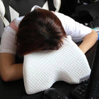 Curved Orthopedic Memory Foam Pillow