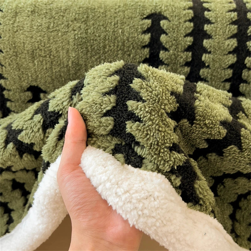 Velvory | Extra Thick Cozy Blanket | Super Soft Flannel & Velvet Blanket | Skin Friendly, Fluffy & Warming | Luxury Blanket for Bed, Sofa & Travel