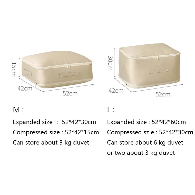 Space Saver Compression Duvet Organizer Bag