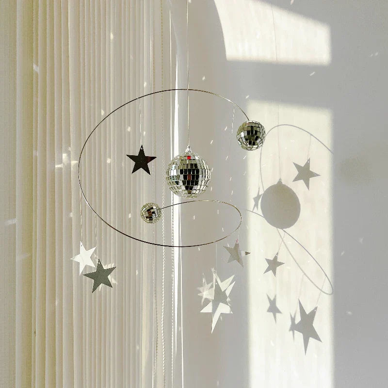 Hanging Planet Stars Wind Chime
