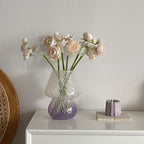 Nordic Stripy Glass Vase