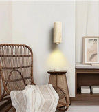 Modern Natural LED Wall Lamp made of Travertine