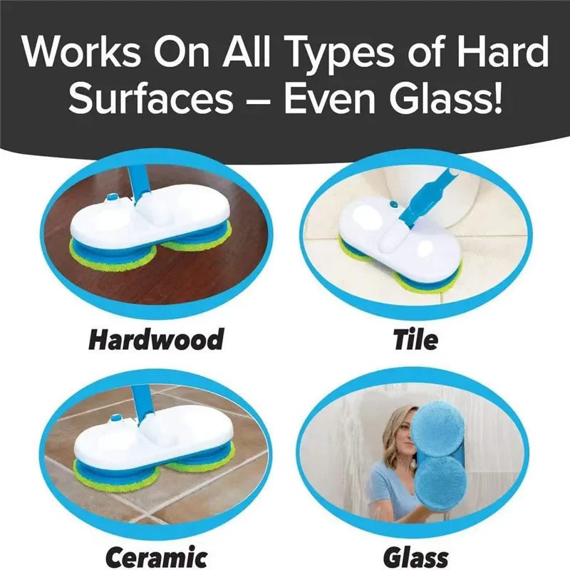 Cordless Electric Mopping Mop With Reusable Pads